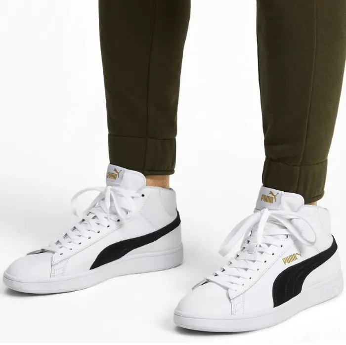 Giày Puma Smash V2 Mid L 'White' 366924-05 - Ảnh 3