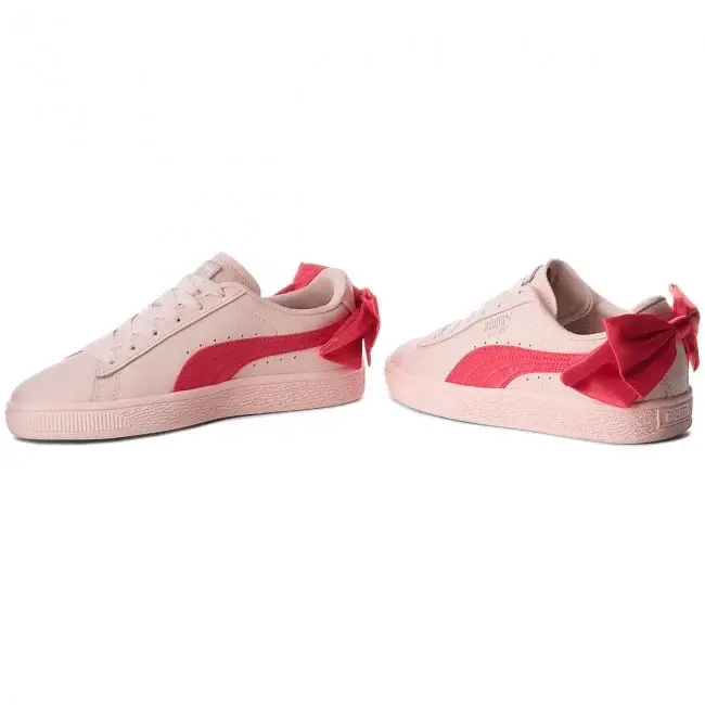 Alternative view of Giày Puma Basket Bow Patent Jr 'Paradise Pink' 367321-02
