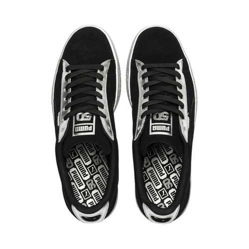 Giày Puma Suede Classic Metallic 'Black Grey' 367397-03 - Ảnh 6