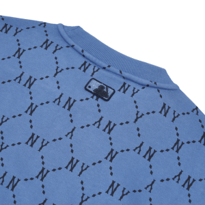 Alternative view of Áo MLB Monogram Diamond New York Yankees 'Blue' 3AMTM0314-50BLD