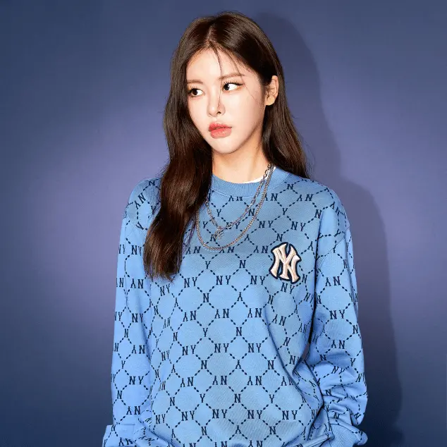 Áo MLB Monogram Diamond New York Yankees 'Blue' 3AMTM0314-50BLD - Ảnh 6