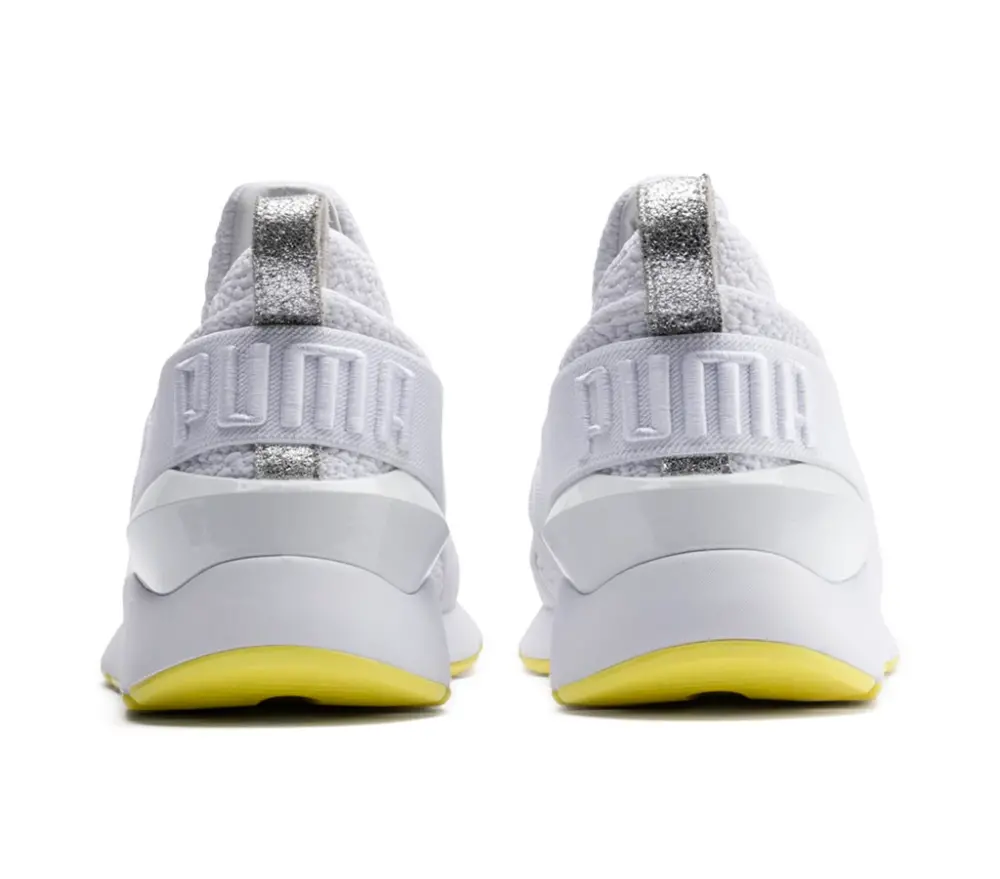 Giày Puma Wmns Muse TZ 'Blazing Yellow' 369658-01 - Ảnh 4
