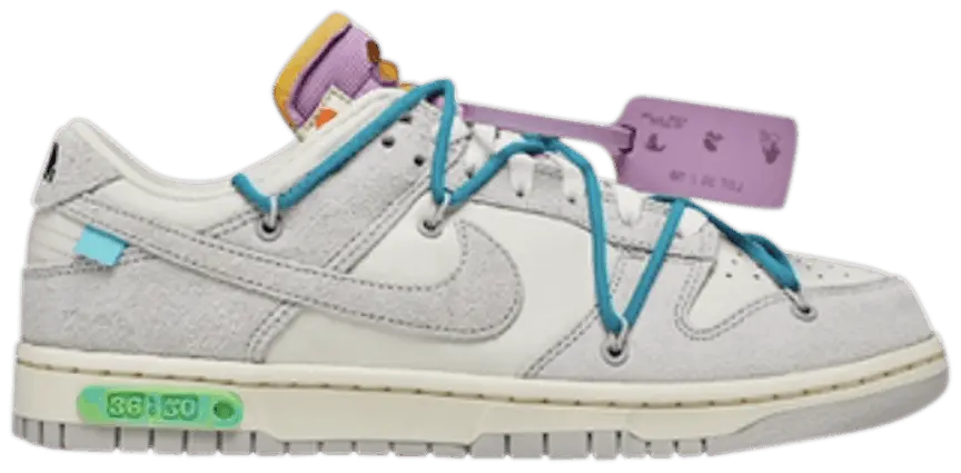 Giày Nike Off-White x Dunk Low 'Lot 36 of 50' DJ0950-107