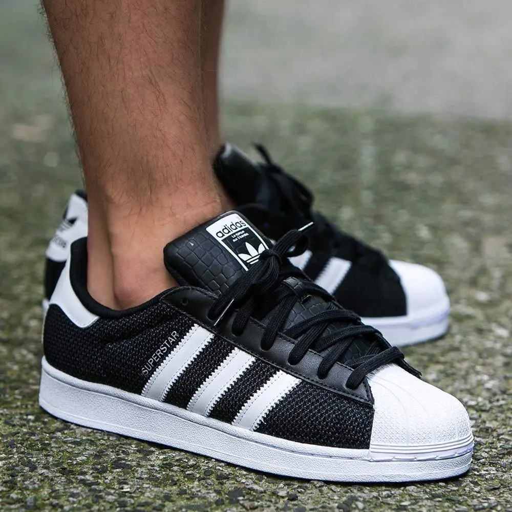 Alternative view of Adidas Superstar 'Black White' S75963