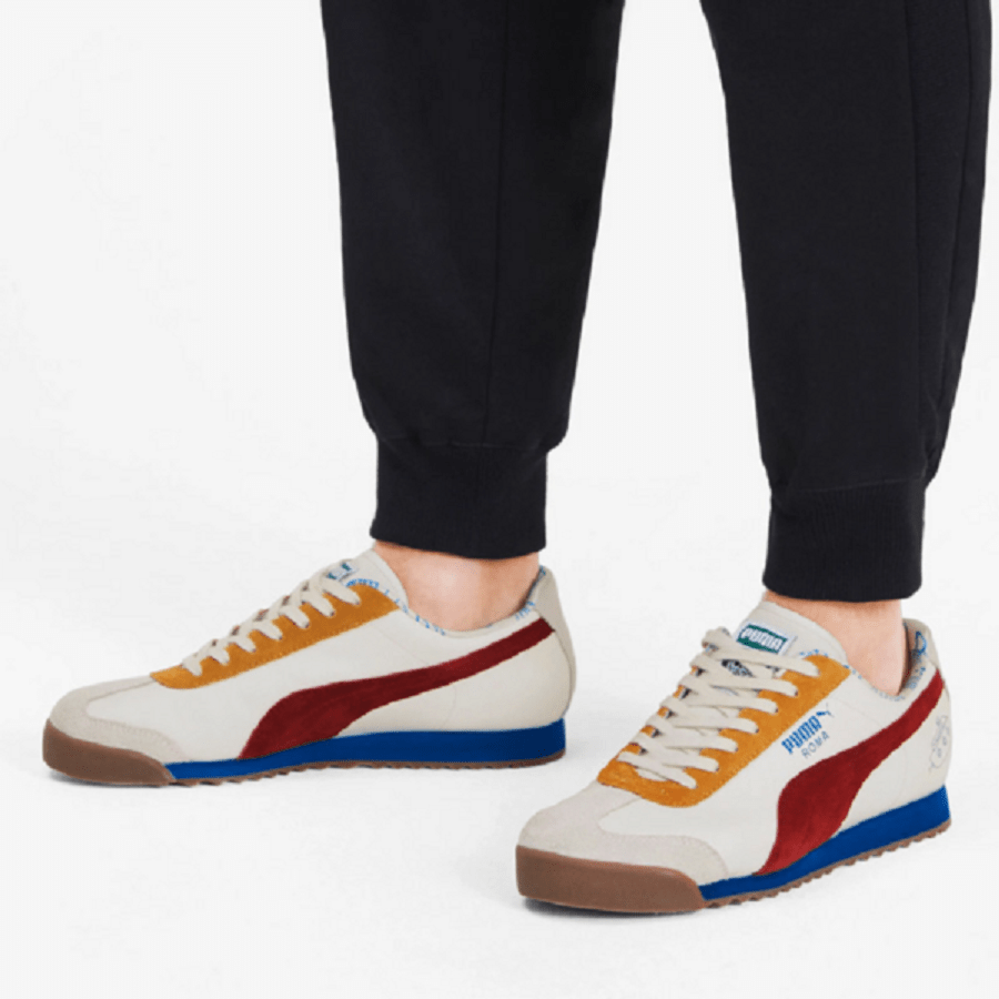 Giày Puma Tyakasha Roma ‘White Crimson Yellow’ 370126-01 - Ảnh 2