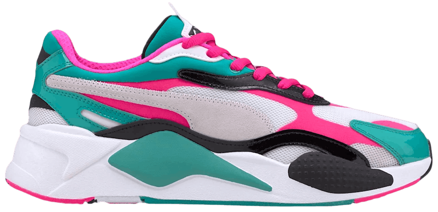 Giày Puma RS-X3 'Plastic Pack - Green Fluo Pink' 371569-04