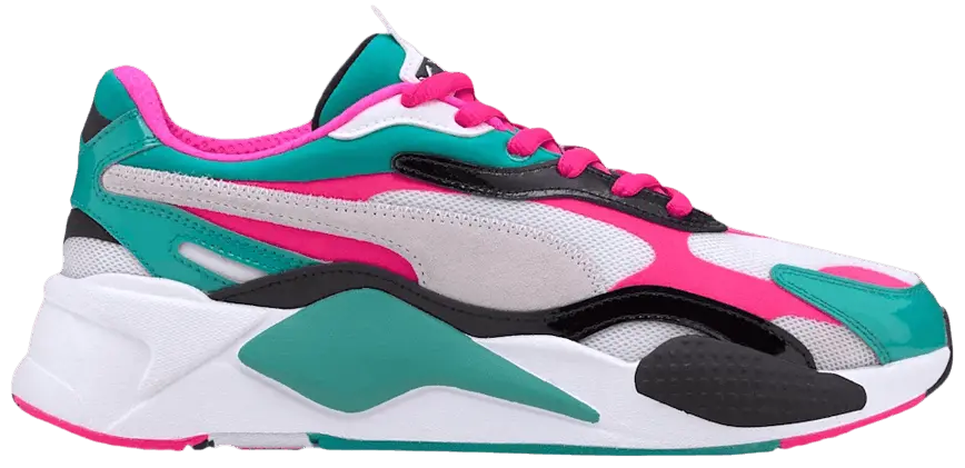 Giày Puma RS-X3 'Plastic Pack - Green Fluo Pink' 371569-04