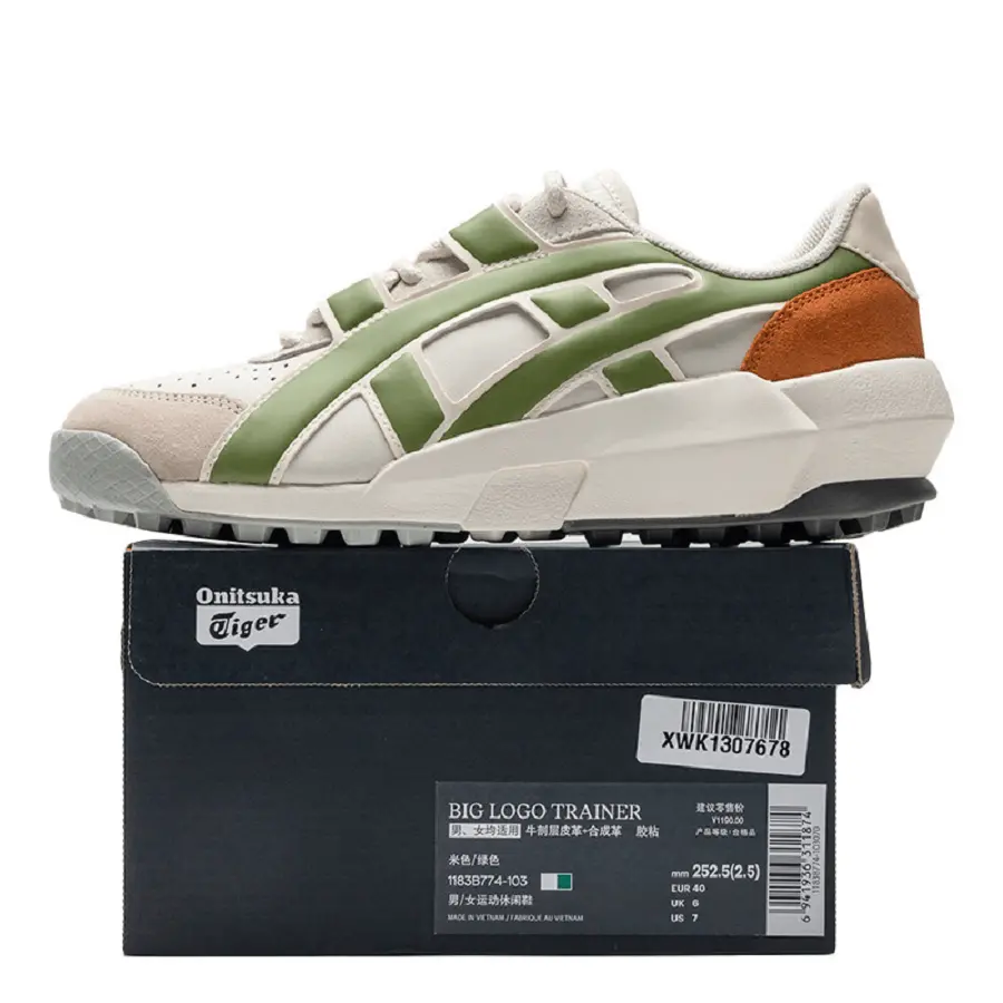 Alternative view of Giày Onitsuka Tiger Big Logo Trainer 'Beige' 1183B774-103