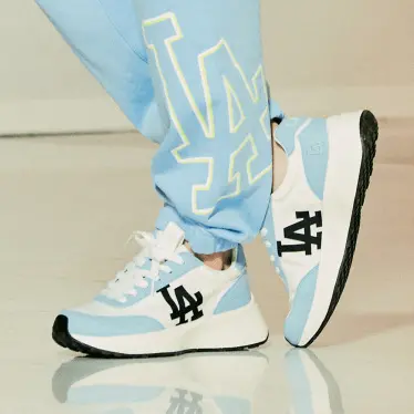 Giày MLB La Dodgers Chunky Jogger 'White Blue' 3ASXX111N-07BLL - Ảnh 4