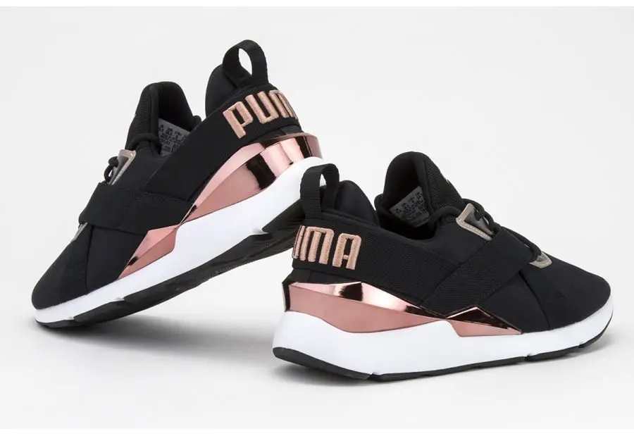 Giày Puma Wmns Muse X3 'Black Metallic Pink' 375131-01 - Ảnh 5