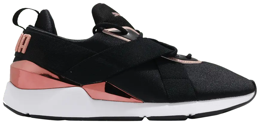 Giày Puma Wmns Muse X3 'Black Metallic Pink' 375131-01
