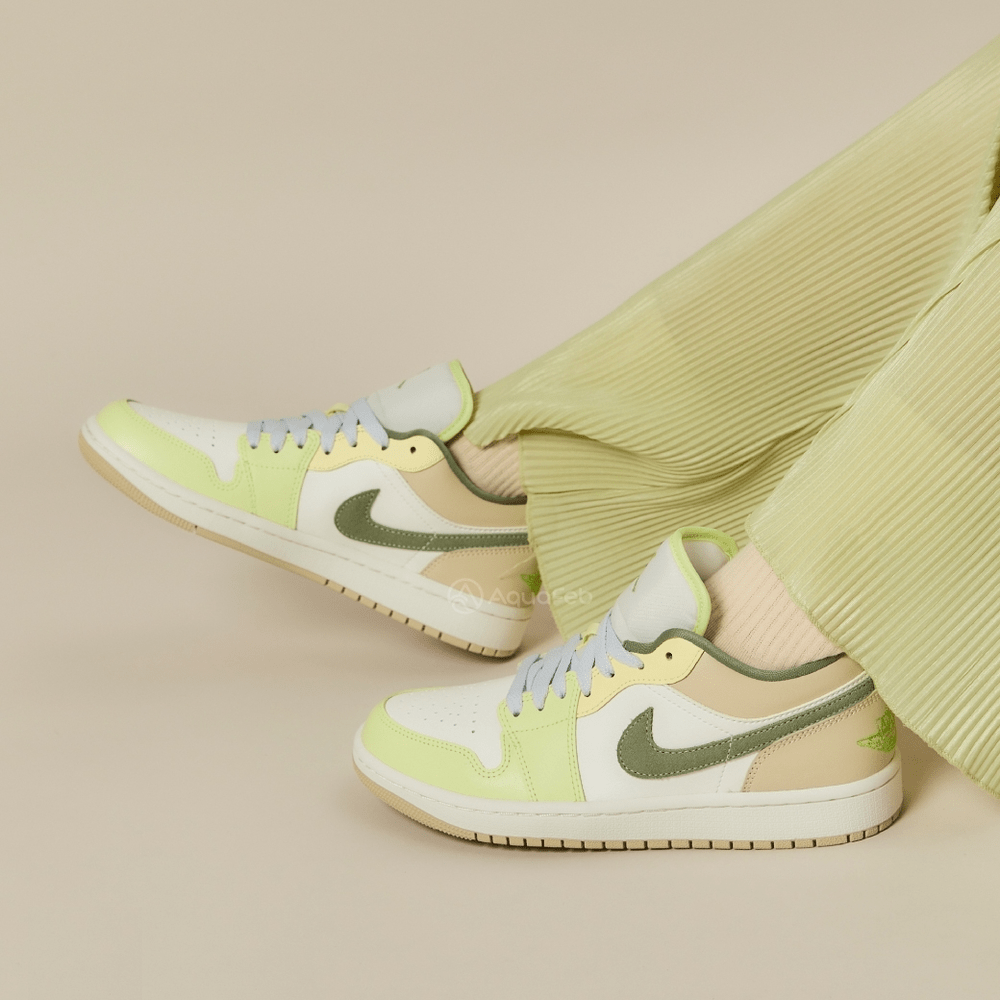 Giày Nike Air Jordan 1 Low ‘Pale Citron’ FD9906-131 - Ảnh 2