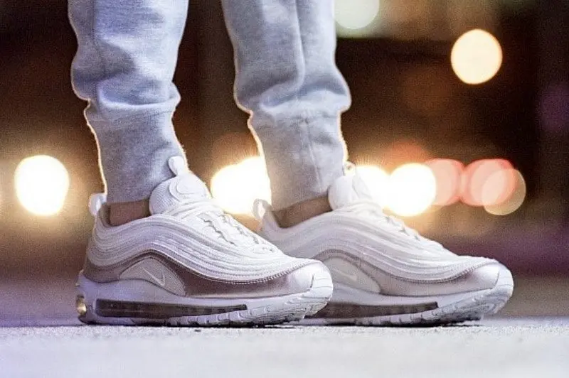 Giày Nike Air Max 97 Phantom Metallic Red Bronze 921523-002 - Ảnh 3