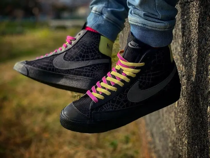 Giày Nike Blazer Mid '77 'Spider Web' DC1929-001 - Ảnh 6