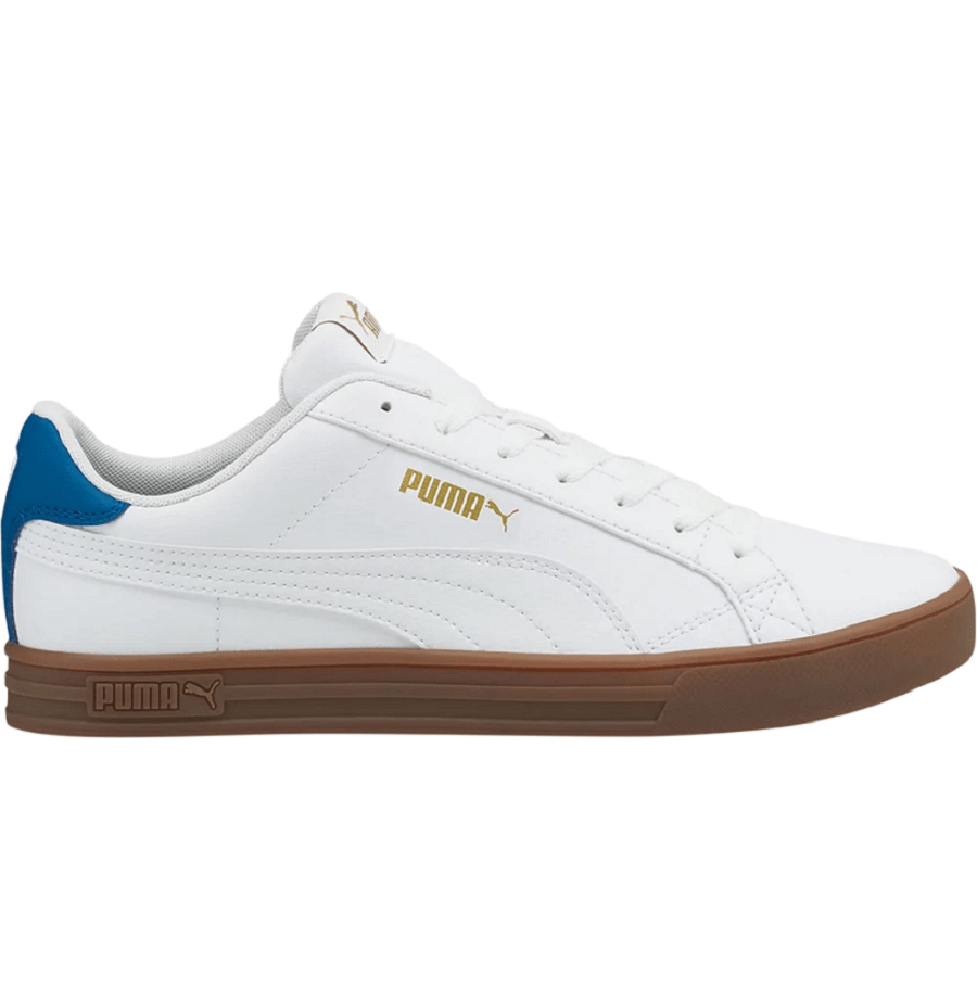 Giày Puma Smash Vulc V3 Retro Low Tops 'White Brown' 380752-08