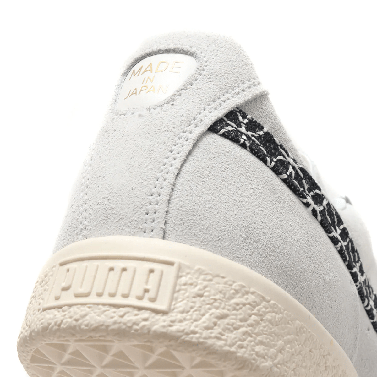 Giày Puma Suede VTG MIJ Sashiko Vaporous 'Grey Intense Blue' 381166-01 - Ảnh 4