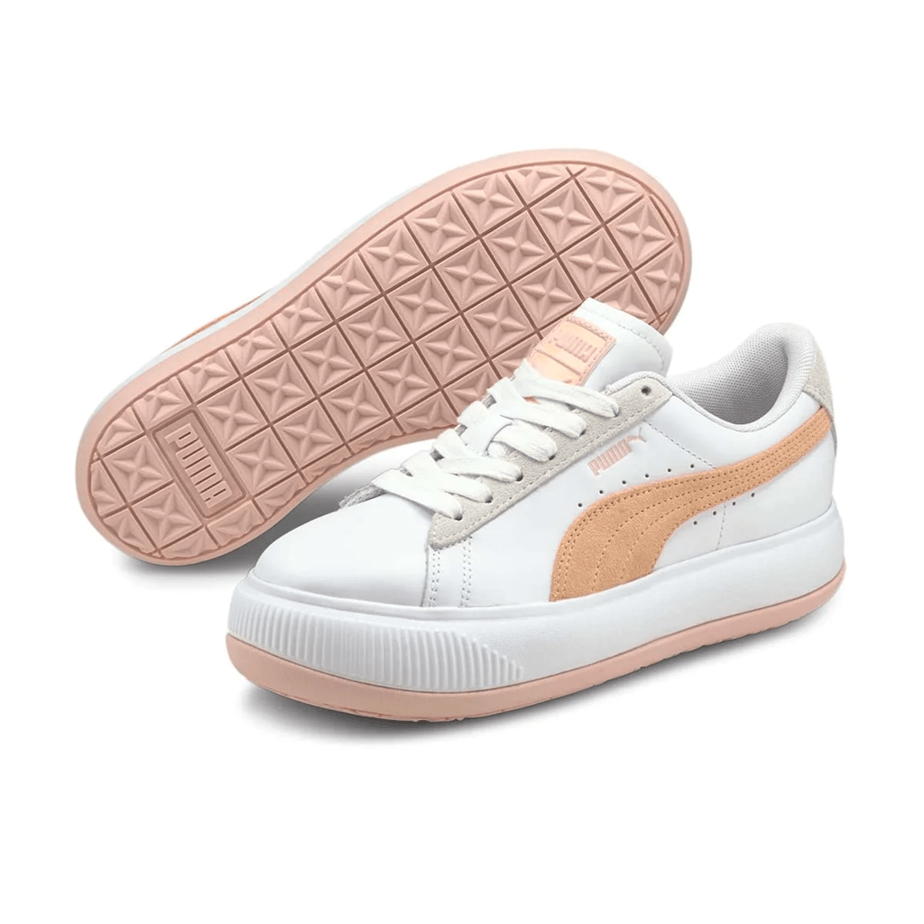 Giày Puma Suede Mayu 'White Orange' 382581-03 - Ảnh 6