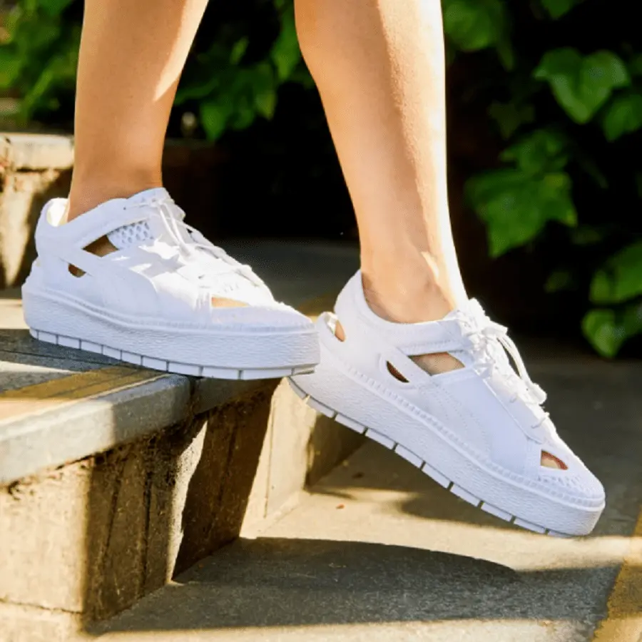 Dép Puma Platform Trace Lite Mule ‘White’ 382872-02 - Ảnh 4