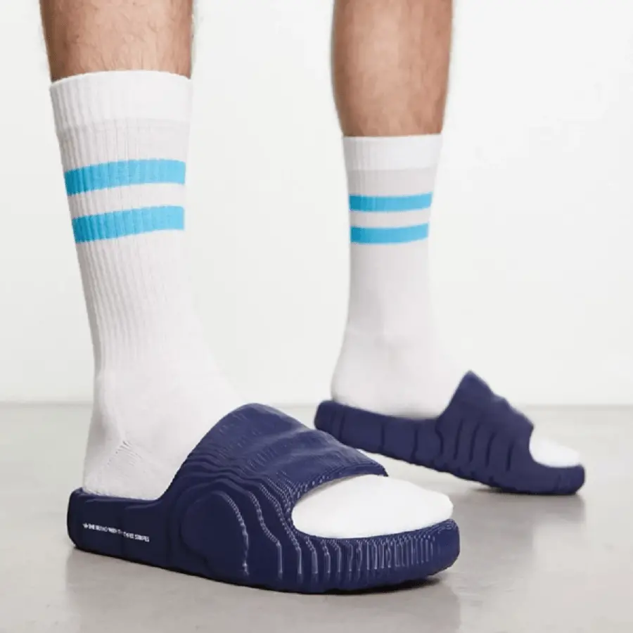 Dép Adidas Originals Adilette 22 ‘Navy’ IG7497 - Ảnh 3