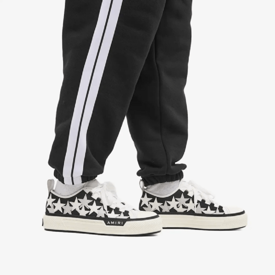 Giày Amiri Stars Court Low ‘Black’ MFS014-001 - Ảnh 3