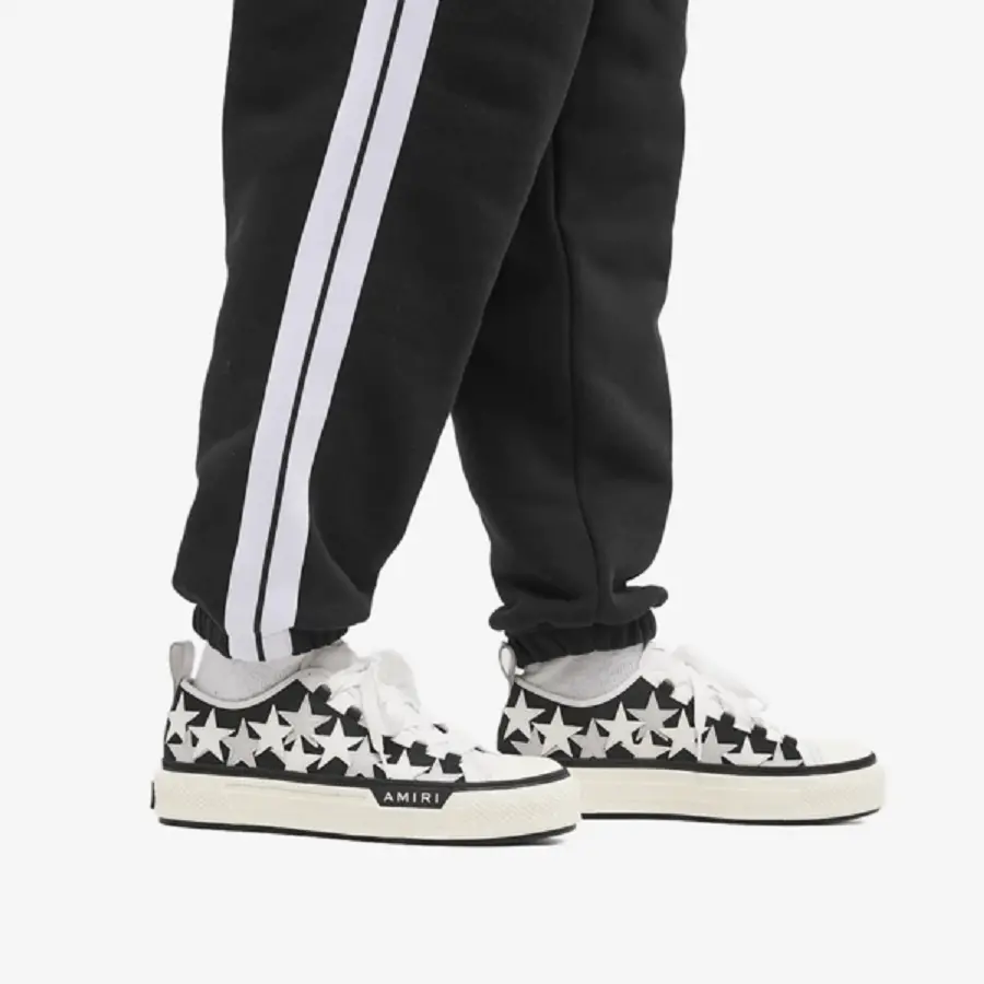 Giày Amiri Stars Court Low ‘Black’ MFS014-001 - Ảnh 3
