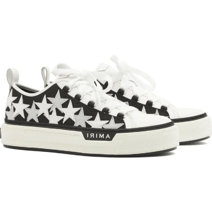 Giày Amiri Stars Court Low ‘Black’ MFS014-001