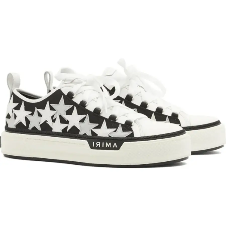 Giày Amiri Stars Court Low ‘Black’ MFS014-001