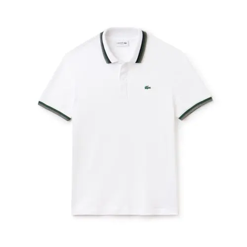 Áo Lacoste Slim Fit Contrast Accents Stretch Pima Piqué Polo