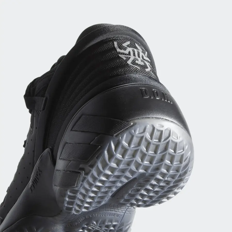 Giày Adidas D.O.N. Issue #2 Pharrell 'Triple Black' GX0041 - Ảnh 4