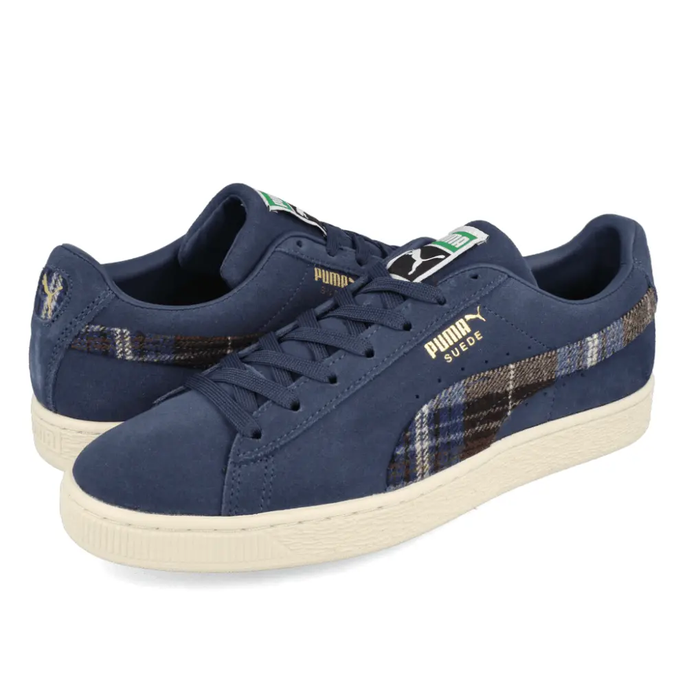 Giày Puma Suede Classic Flannel Spellbound Marshmallow 'Blue' 384605-02 - Ảnh 3