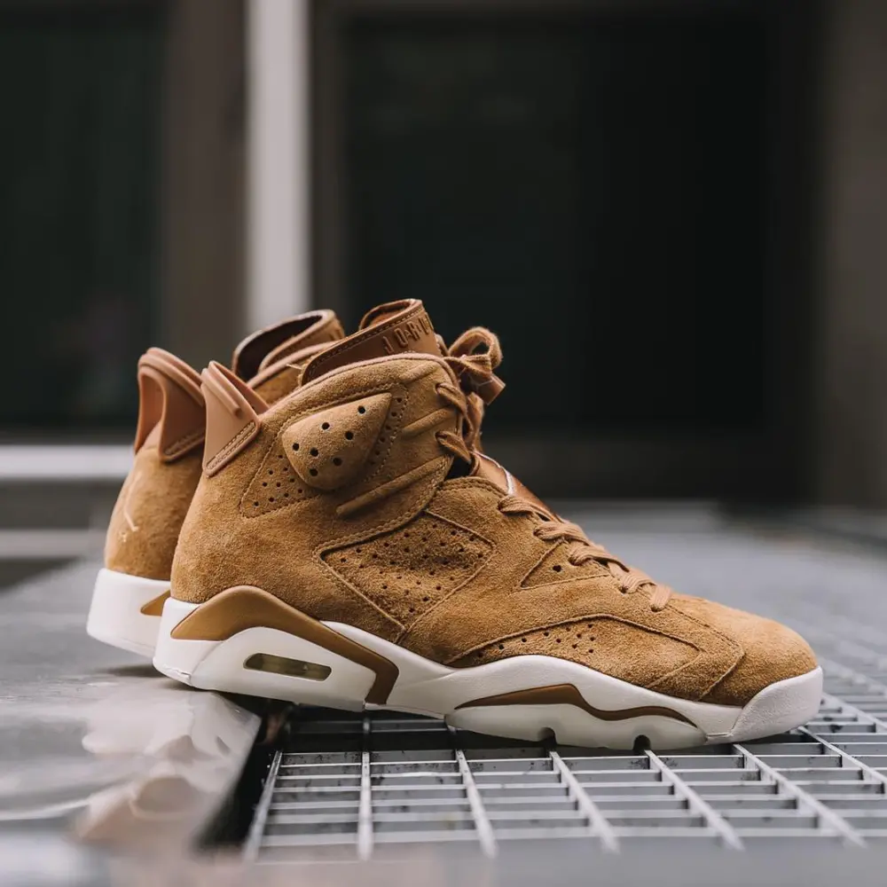 Giày Nike Air Jordan 6 Retro "Wheat" 384664-705 - Ảnh 3