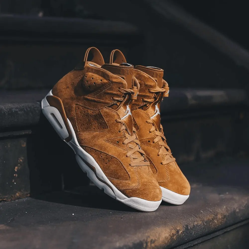 Giày Nike Air Jordan 6 Retro "Wheat" 384664-705 - Ảnh 5