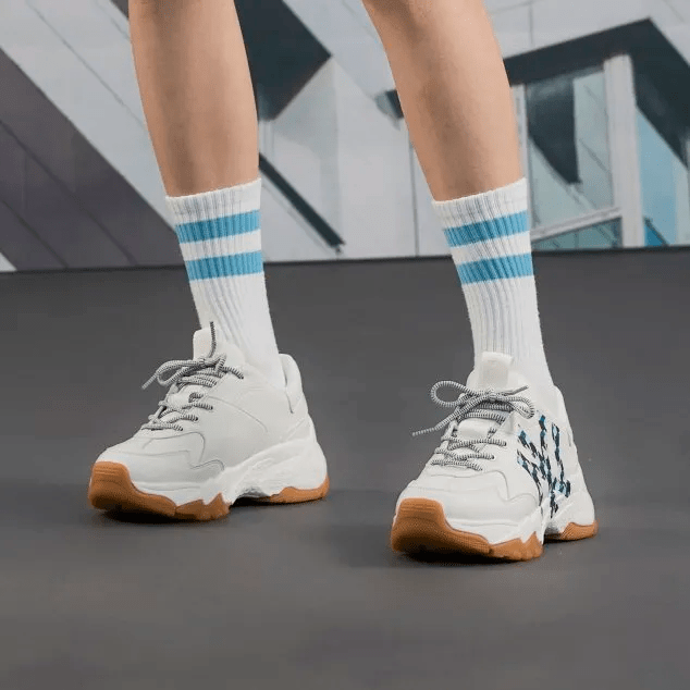 Giày MLB BigBall Chunky Cube 'Monogram New York Yankees' 3ASHCGM2N-50WHS - Ảnh 5