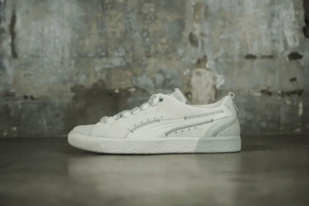 Alternative view of Giày Puma Suede Vintage Beautiful Flow 'White Grey' 386340-01