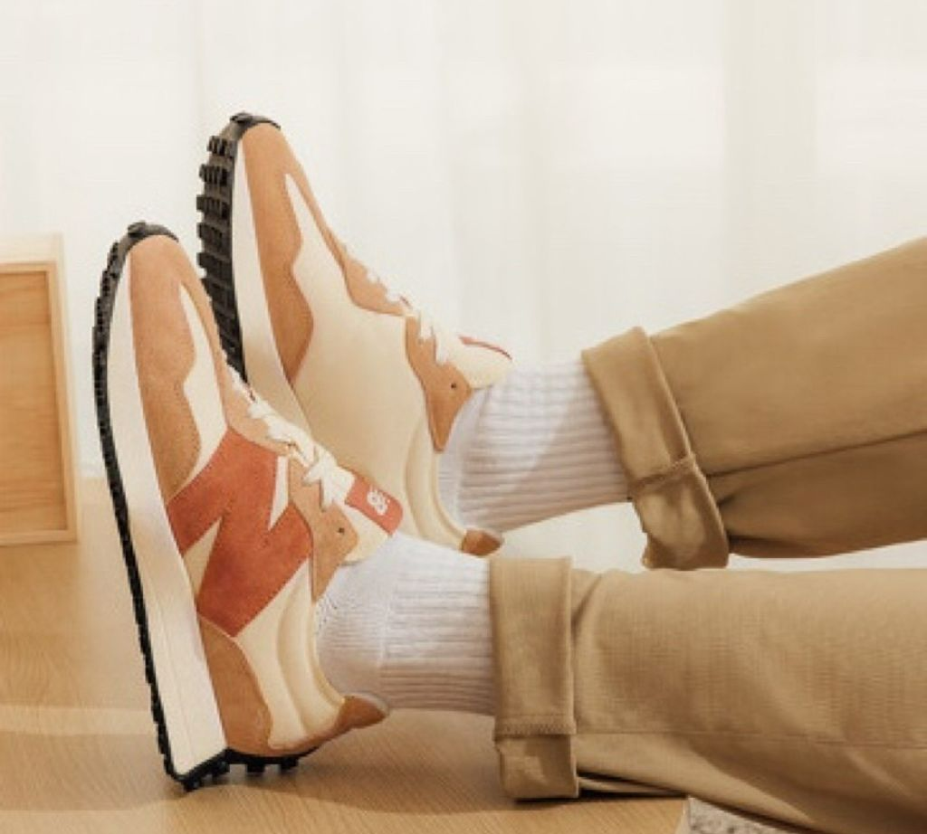 Giày New Balance 327 'Macadamia Nut' MS327WC - Ảnh 3