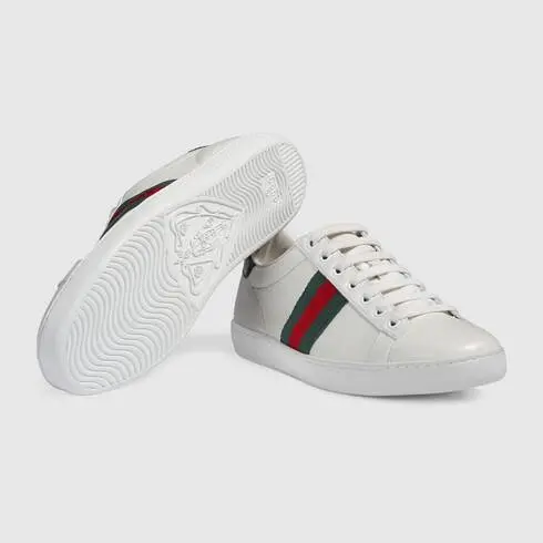 Giày Gucci Wmns Ace 'Green Crocodile' 387993-A3830-9071 - Ảnh 5
