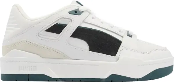 Giày Puma Slipstream Lo Suede 'White Varsity Green' 388634-03