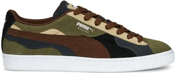 Giày Puma Suede 'Camowave Olive' 389277-01