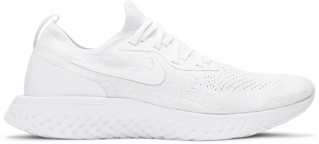 Giày Nike Epic React Flyknit 'Triple White' AQ0067-102