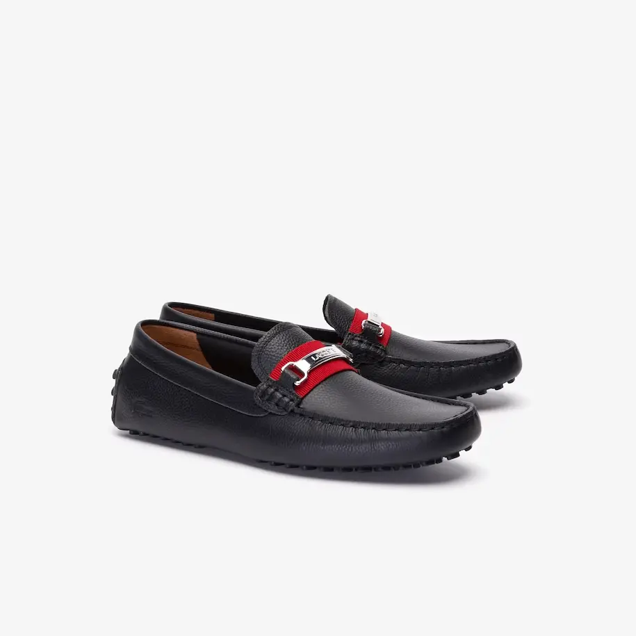 Alternative view of Giày Lacoste Ansted Leather Drivers 'Black' 38CMA0084-1B5