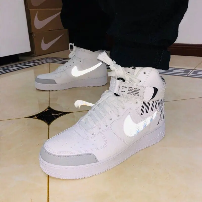 Alternative view of Giày Nike Air Force 1 High 'Under Construction - White' CQ0449-100