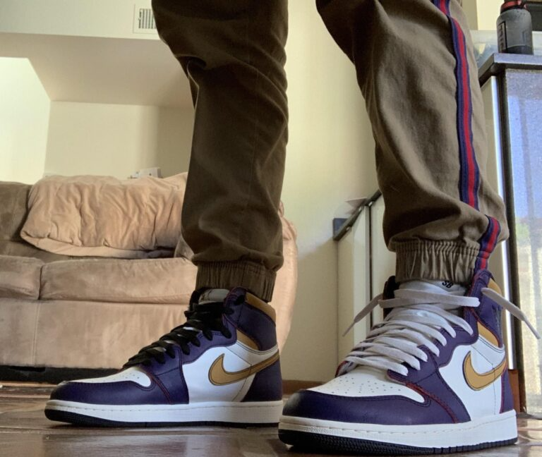 Giày Nike Air Jordan 1 Retro High SB 'LA To Chicago' CD6578-507 - Ảnh 5