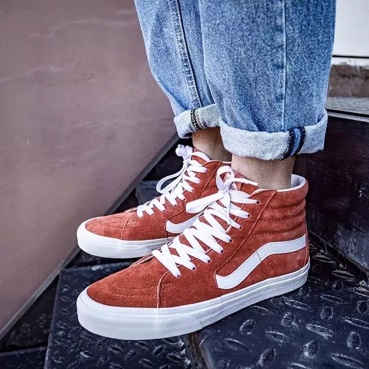 Giày Vans Sk8-Hi Suede 'Burnt Brick' VN0A4BV6V75 - Ảnh 4