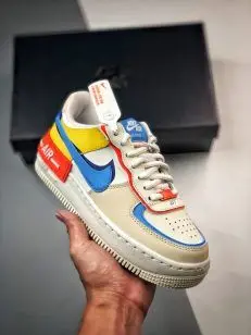 Giày Nike Air Force 1 Low Shadow Sail 'Orange University Blue' CI0919-115 - Ảnh 4