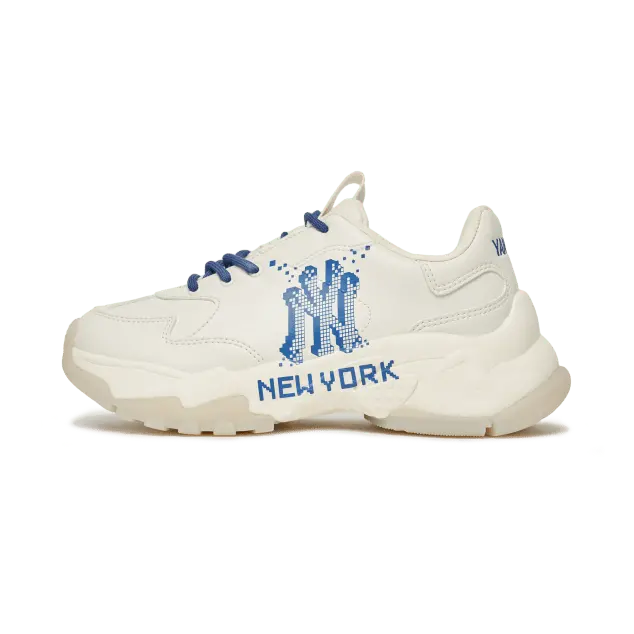 Giày MLB Bigball Chunky Mesh New York Yankees White Blue 3ASHCD22N-50BLD - Ảnh 3