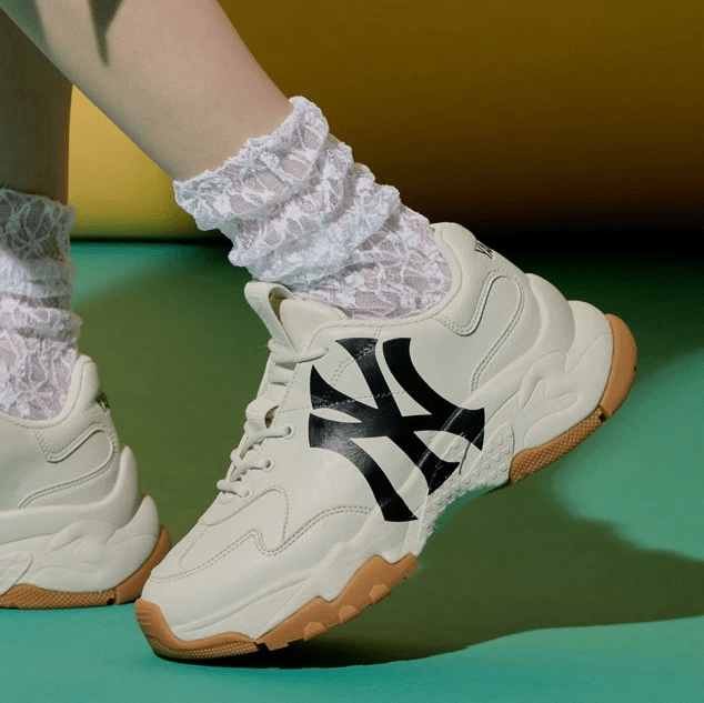 Giày MLB BigBall Chunky A New York Yankees 'White Black' 3ASHC101N-50BGL - Ảnh 3