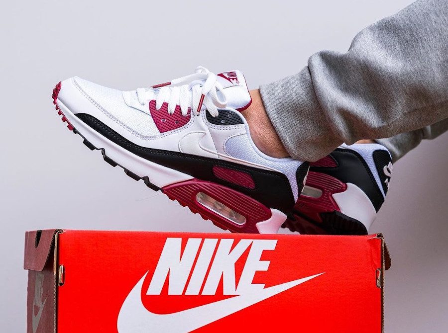 Giày Nike Air Max 90 Recraft New Maroon CT4352-104 - Ảnh 2