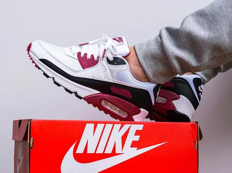 Alternative view of Giày Nike Air Max 90 Recraft New Maroon CT4352-104