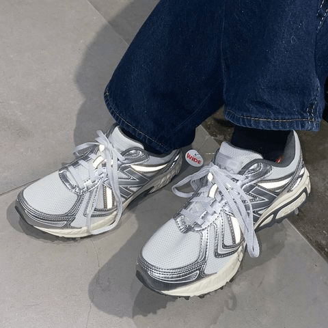 Giày New Balance 410 'Silver Black' MT410KR5 - Ảnh 5