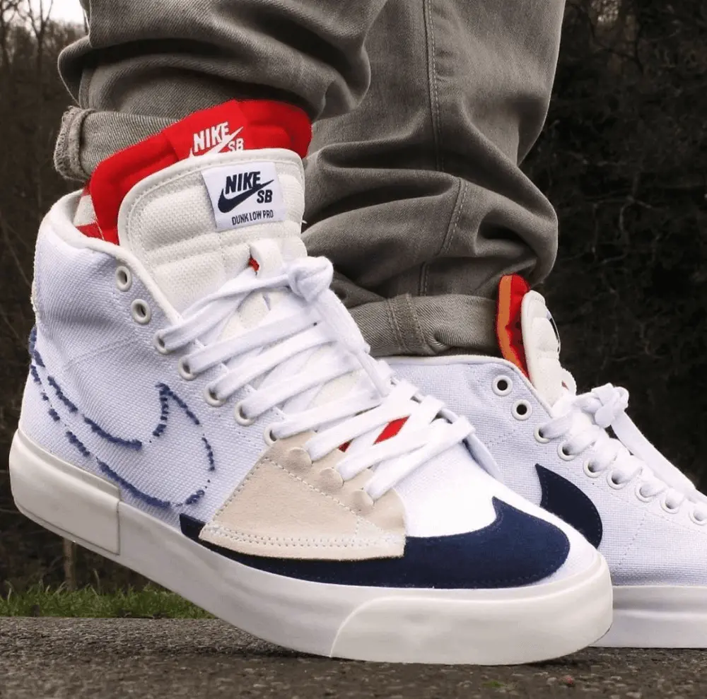 Alternative view of Giày Nike Blazer Mid SB Edge 'Hack Pack' CI3833-100